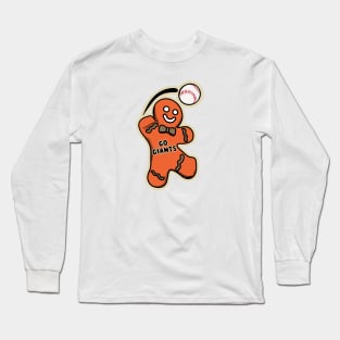 San Francisco Giants Gingerbread Man Long Sleeve T-Shirt